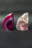 Agate Crystal Bookends